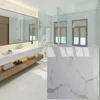 HB6452 italian white marble stone cheap ceramic bathroom floor tile
