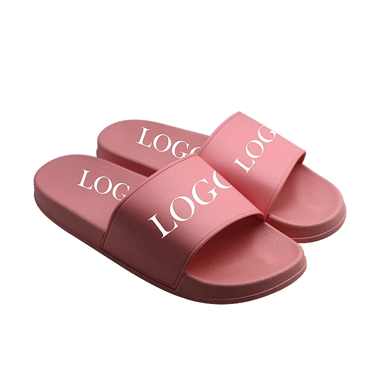 Wholesale Factory Price Black Unisex Men Women Custom Logo Blank Slides Slippers Footwear