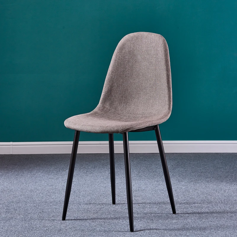 
stock Designer restaurant commercial furniture popular design metal gloden chromed legs and Fabric restaurant dining chair 