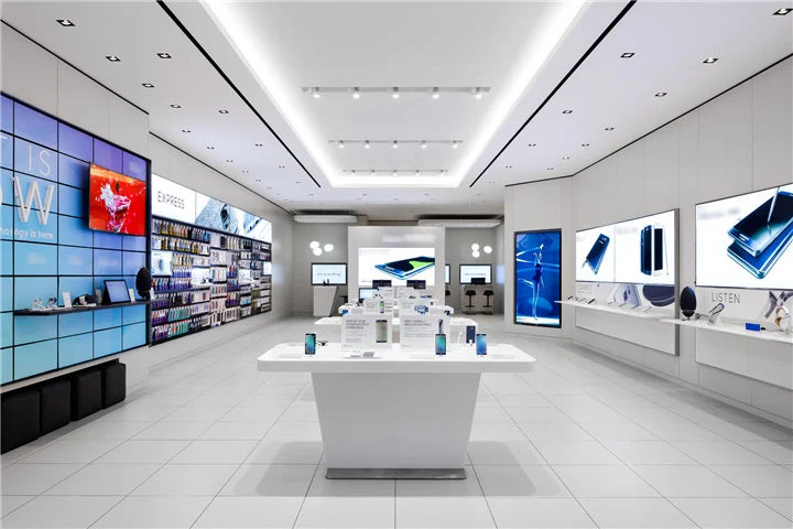 Custom Cell Phone Showroom Design Boutique Electronics Showroom Design