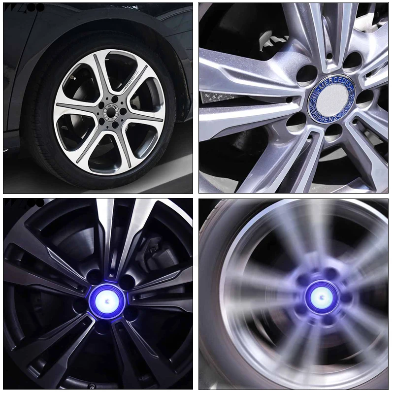 car led illumination hubcaps