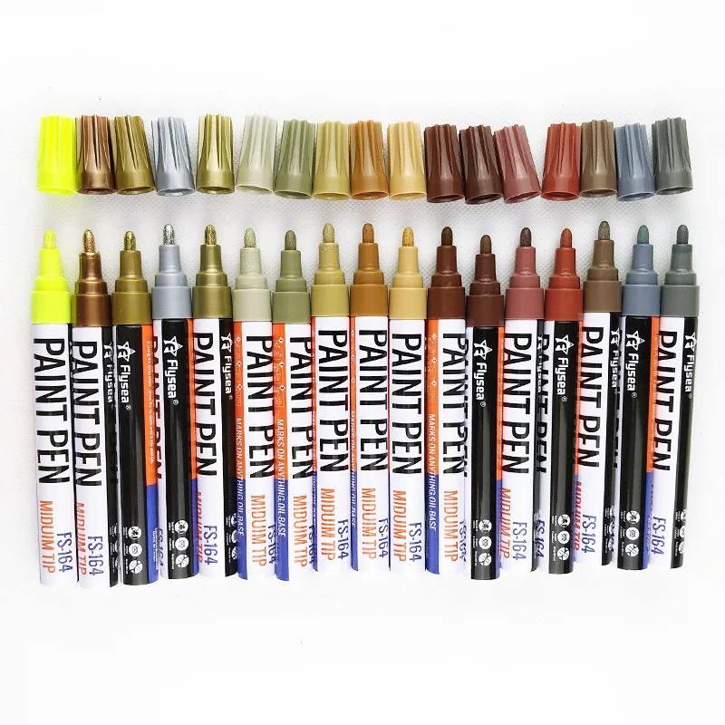 Tire Ink Paint Pen For Car Tires Permanent And Waterproof 54 Colors