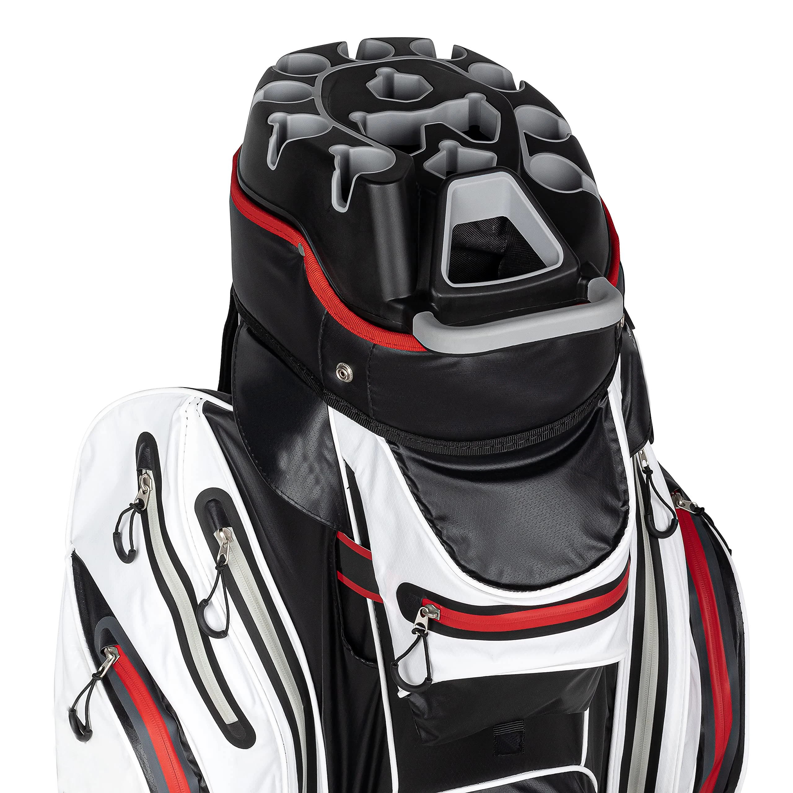 Junyuan 2022 Nylon Golf Cart Bag Leather Customized Golf Caddie Bag