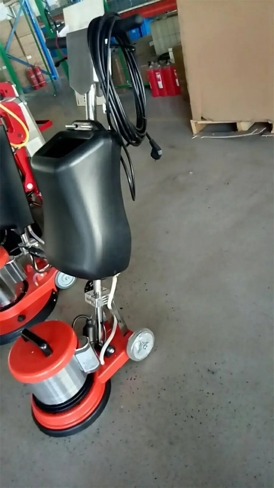 St10 Hand Held Electric Floor Scrubber Concrete Floor Scrubbing Machine