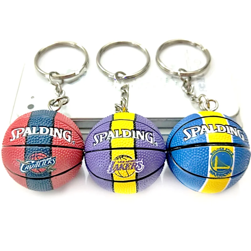 Porte-clés étoile de basket-Ball avec nom, Souvenir de balle, pour