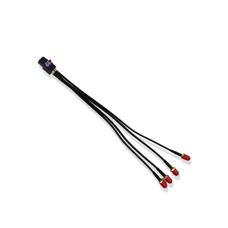 4 In 1 Automotive Coaxial Cable Universal Water Blue Female To Female Minifakra Adapter Rg174