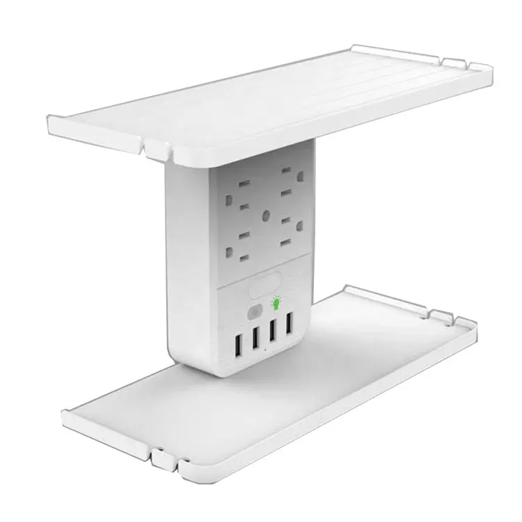 Wall Outlet  Storage Charging Socket Rack Power Perch Stand Organizer FM