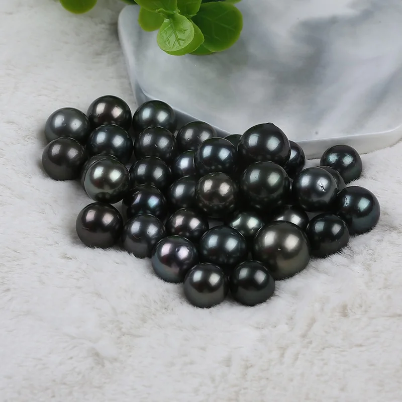 10.25 MM Size(Approx.) Luster AA| Natural Real Tahitian Loose outlet Pearl | Black Tone Color| Round Shape| Personalize Gift |Seawater Pearl