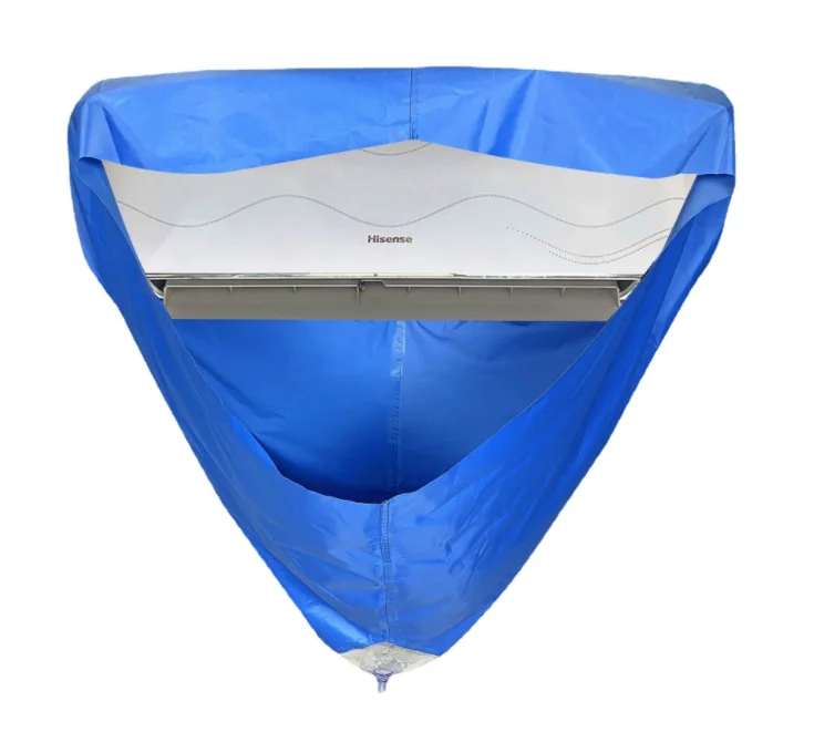 2025 Air Conditioner Cleaning Cover Durable Waterproof Set with Flexible Drain Hose for Home Use Q-535 details