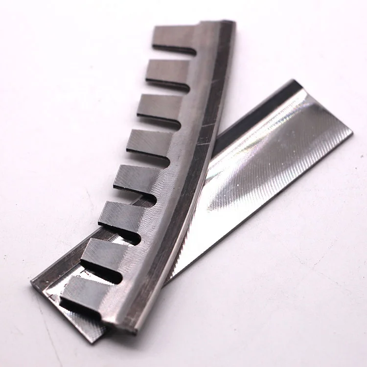 Notched And Curved 1.42mm Steel Rotary Cutting Rule Die Cutting Blade