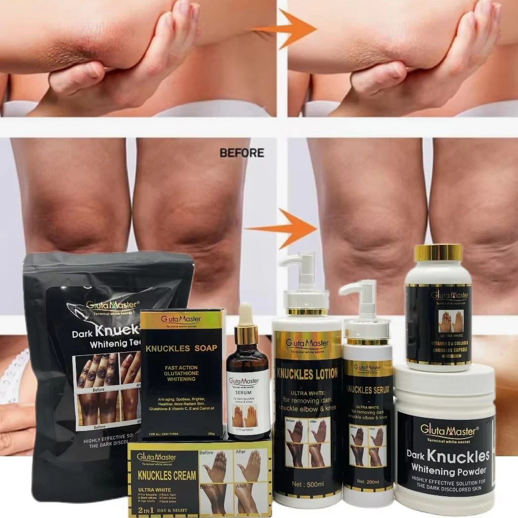 glutathione for dark knuckles Gluta Master Natural Skin Care Set Removing Knuckle Elbow & Knee &super Whining With Vitamin C Black Skin كريم يعالج الجفاف