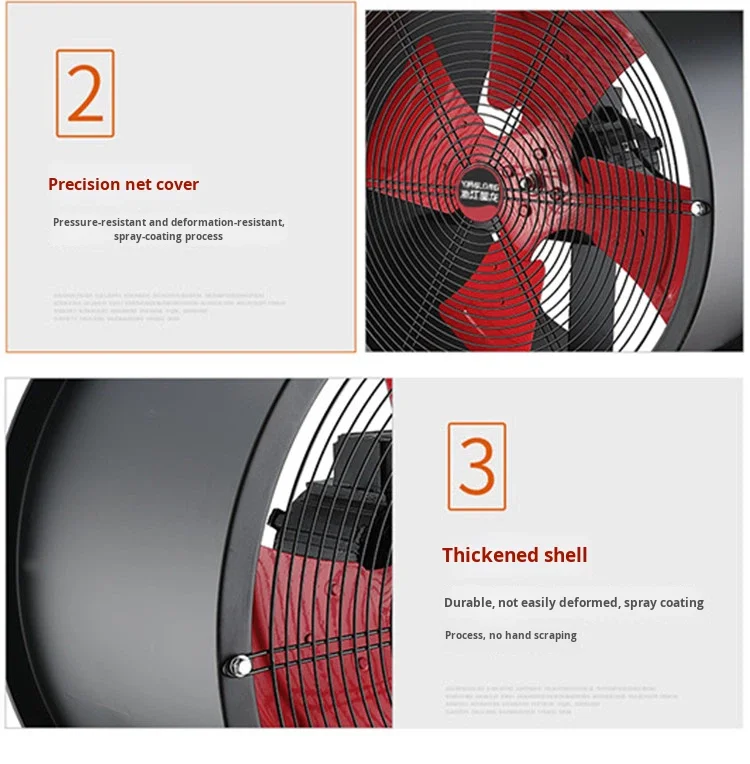 Axial Flow Fan, 220V/380V-Ball, 500mm - detail 38