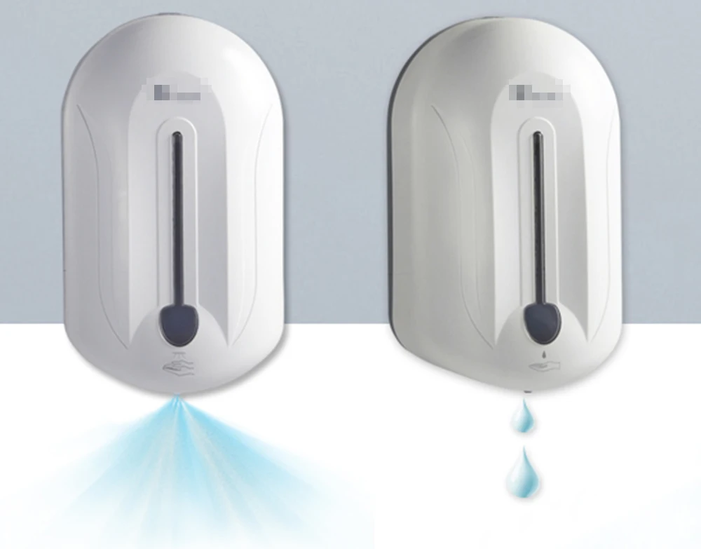 1100ml High Quality Touchless ABS Plastic Touch Free Drip Spray Hand Sanitizer Automatic Liquid Soap Dispenser