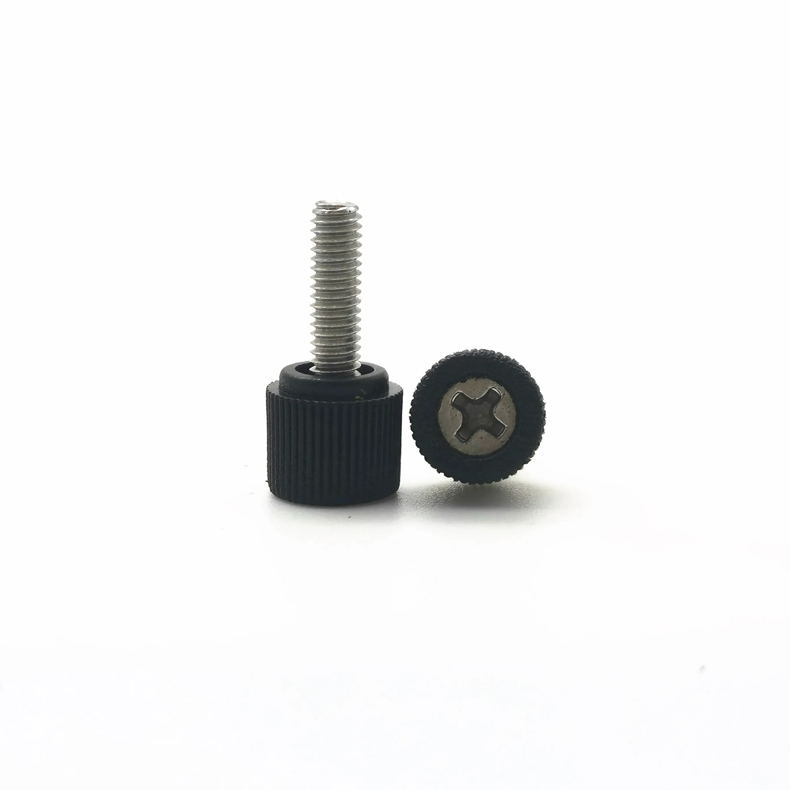 
factory price cross drive knurled plastic head thumb screw small size 