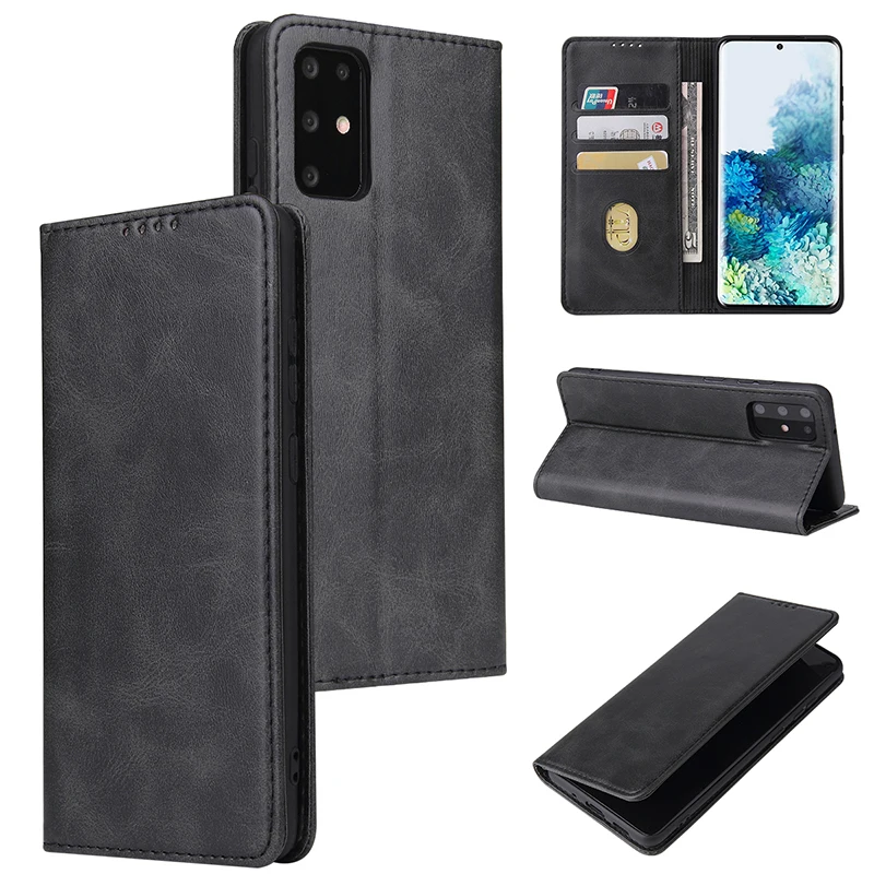 Leather Flip For Samsung Galaxy S20 Cover Leather Wallet Cases