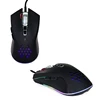Latest design RGB Gaming Mouse with Lightweight Honeycomb Shell, Ultralight Para cord Cable, 16000 DPI Optical Sensor