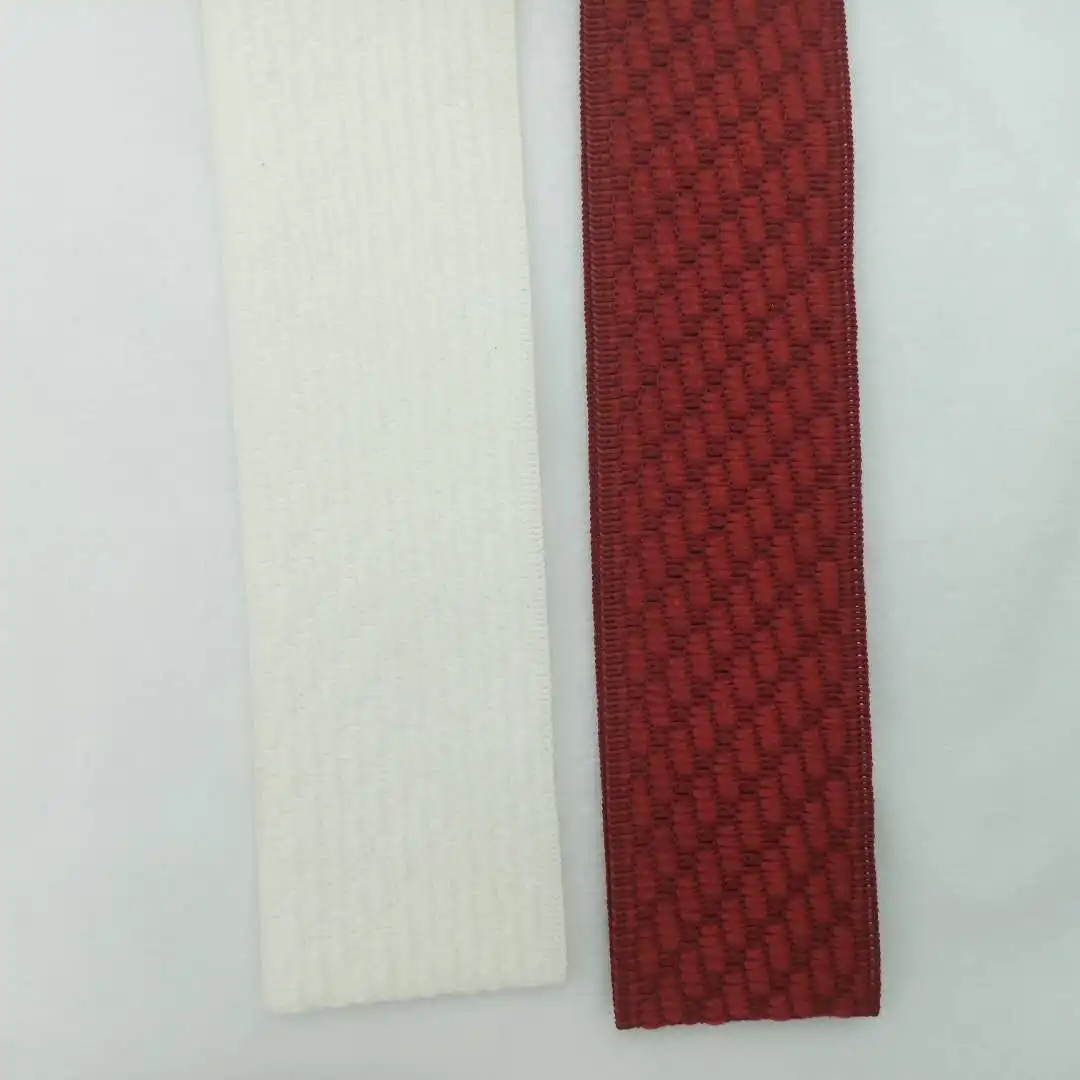 Jacquard Elastic Nylon bing Strap For Mattress Sofa Tali bing