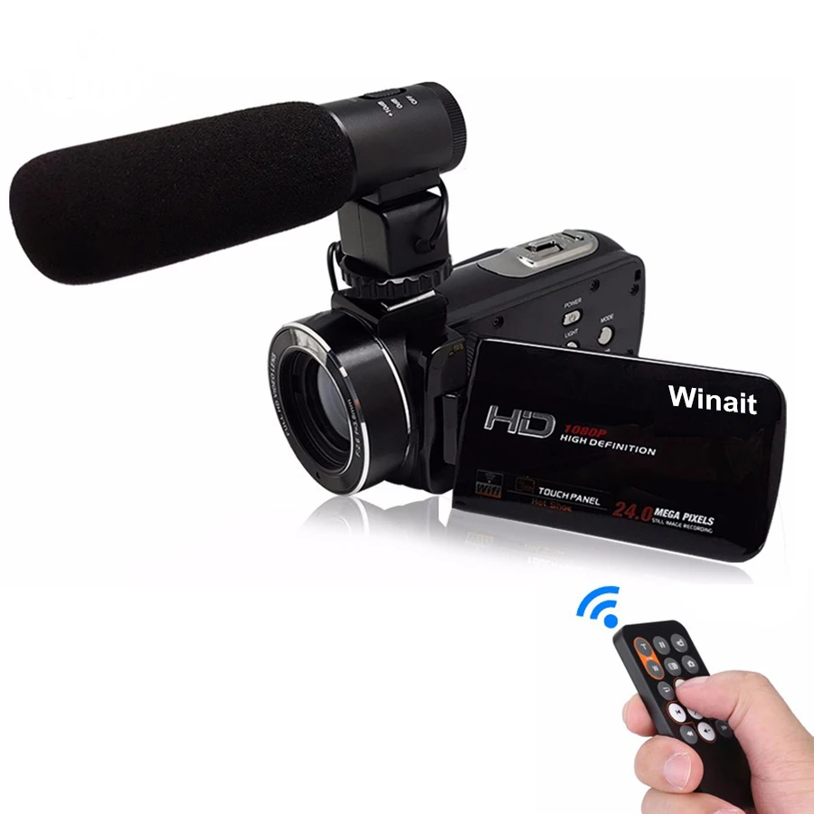 24 Mega Pixels Digital Video Camera/wifi Camcorder with 3.0