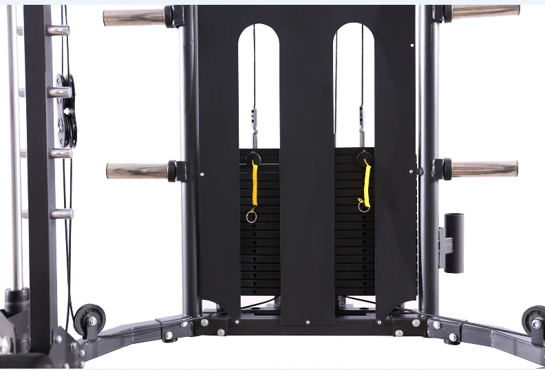 Multi-functional Trainer Cable Crossover Lat Pull Down Chin Dip Squat ...