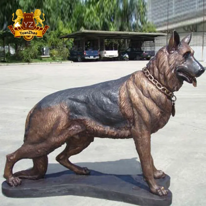 Life Size Bronze German Shepherd Dog Garden Decoration Statue For Sale Buy Bronze German