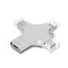 For iPhone iOS Android Type C Devices and PC OTG 4 in 1 USB Flash Drive USB 3.0 External Storage