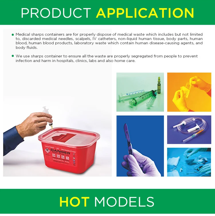 0.1L Sharps Disposable Containers