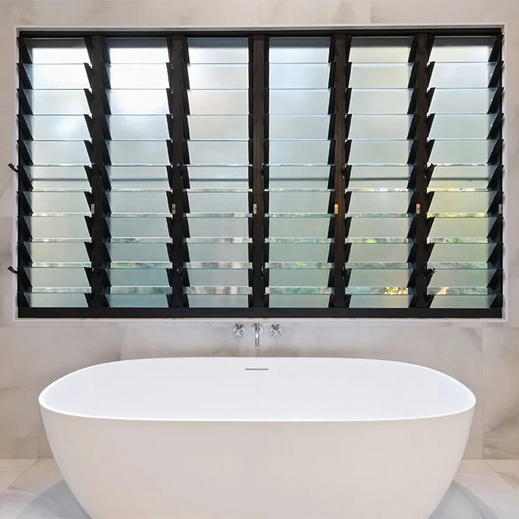 Hsasw12 Modern Bedroom Toilet Bathroom Ventilation Aluminum Frosted