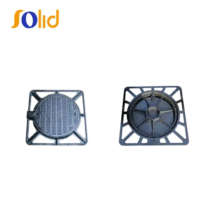 Hot Sale Ductile/Cast Iron Manhole Cover en124 d400 Manufacturer