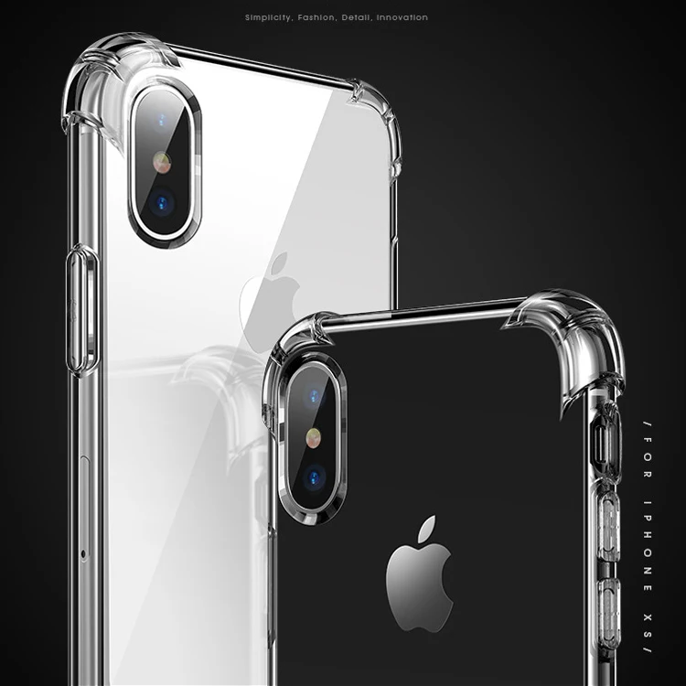 Wholesale Silicone Shockproof Transparent Mobile Phone Case For Iphone