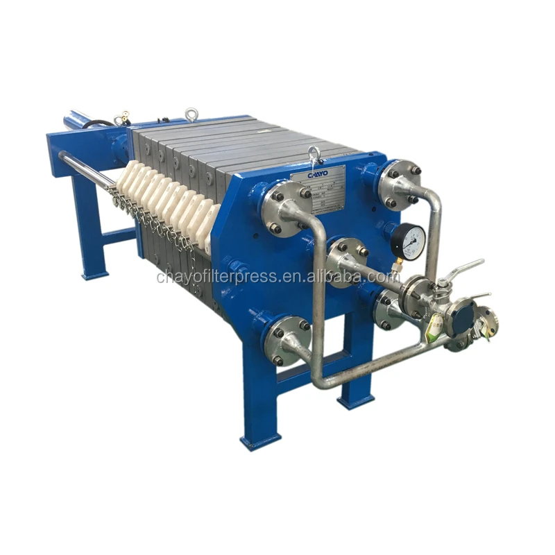 Small Stainless Steel Filter Press By Hand Operated Small Hydraulic