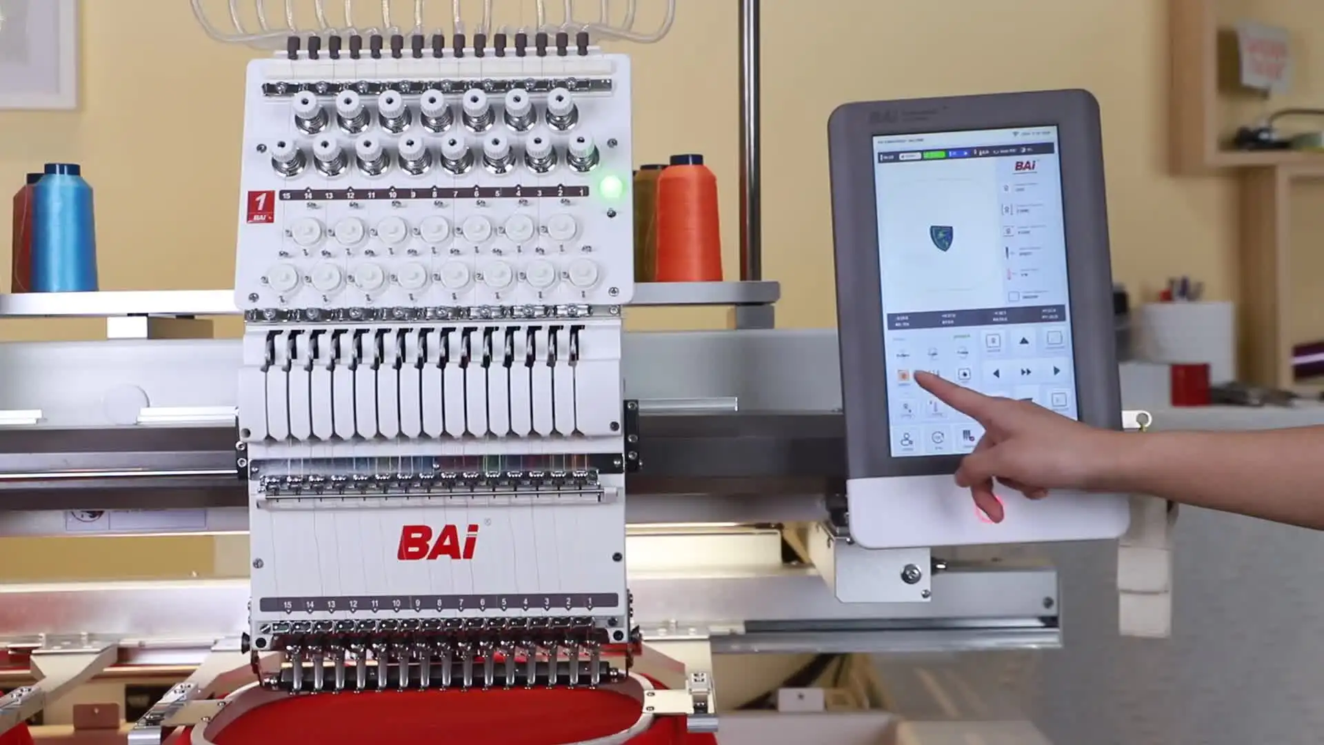 Baimei 　CD２枚 Bai Two Heads High Speed Computer Embroidery Machine