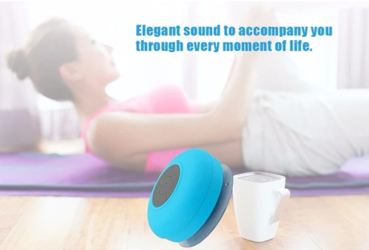 Handsfree Portable Wireless Build-in Microphone, Waterproof Blu etooth Shower Speaker - ANKUX.COM