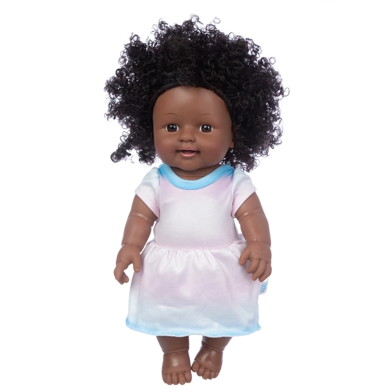 黒い肌柔らかくてリアルな新生児おもちゃ男の子女の子誕生日プレゼント12インチ子供生まれ変わった赤ちゃん人形 Buy おもちゃ人形 黒肌 カスタム人形 Product On Alibaba Com