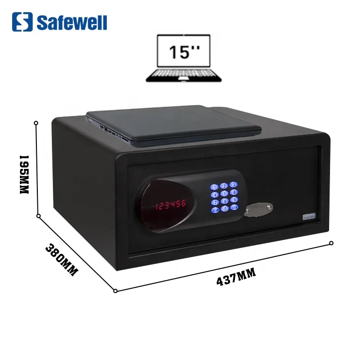 Safewell H0903m Led Hotel Room Safe Deposit Box Eletronic Hotel Digital
