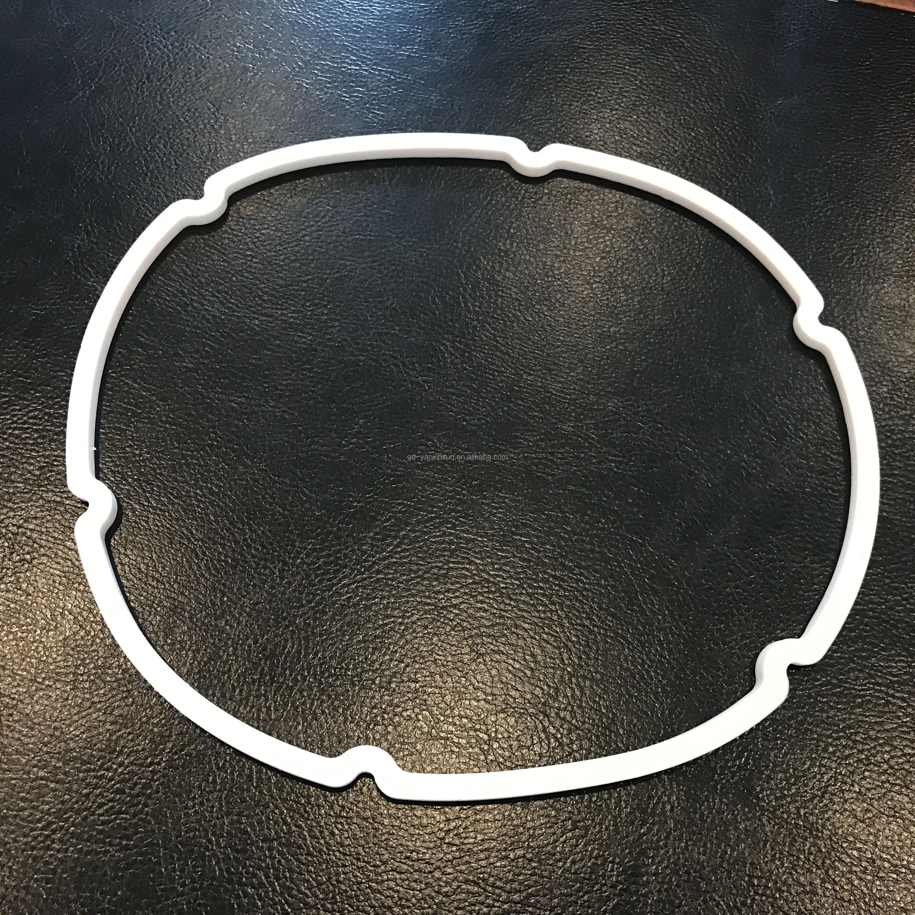 Molded silicone seal gasket for miner's lamp lighting