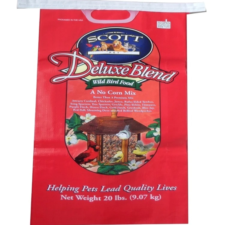 
pp woven weave 12x12 mesh single color multi color off set print powder food 25kg flour bag 