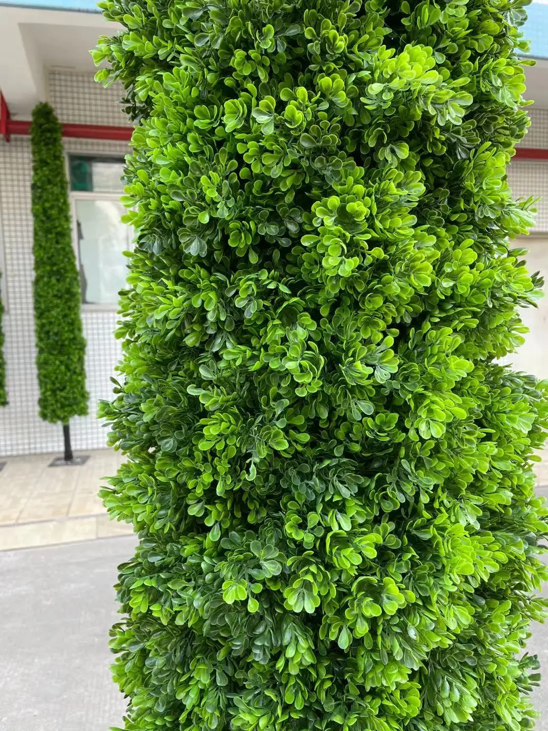 Outdoor Artificial Trees Large Evergreen Cypress Uv Protection Customized Trees Decorative