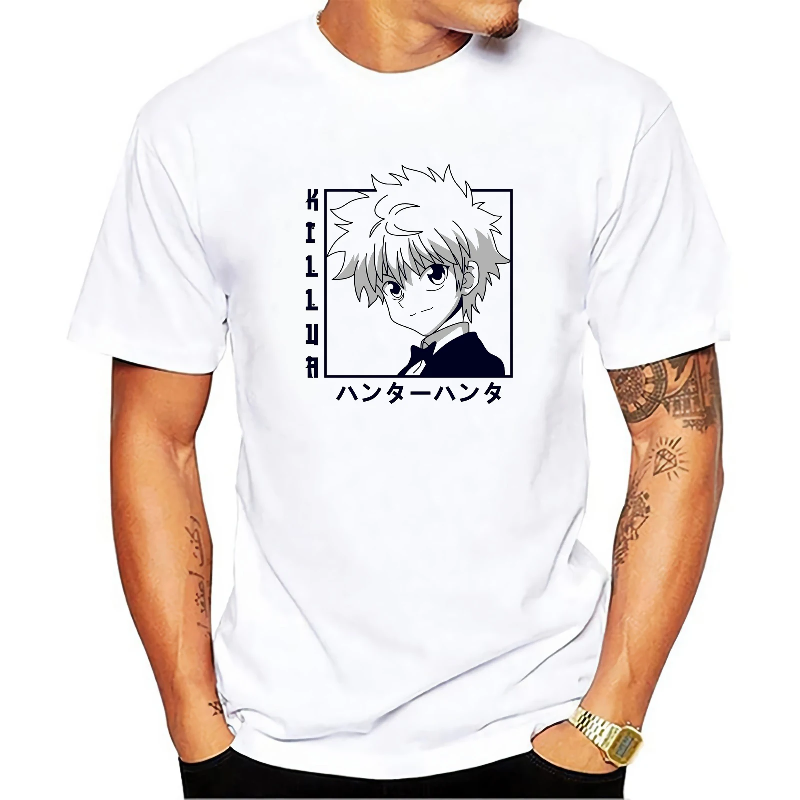 New Wholesale Hunter X Hunter T Shirts Custom Men S T Shirt Anime Character Printing Plain T Shirt 100 Cotton For Men Buy Boy S T Shirt Plain T Shirt 100 Cotton For Men Men S T Shirt Printing Product On
