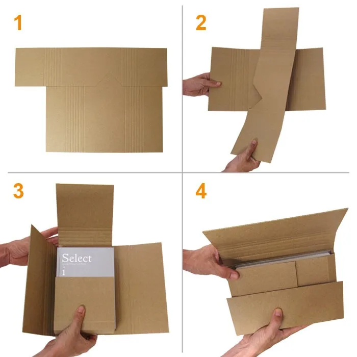 Heavy Duty Book Boxes Prevents Flaps Opening Cd Game Cartons Wrappers