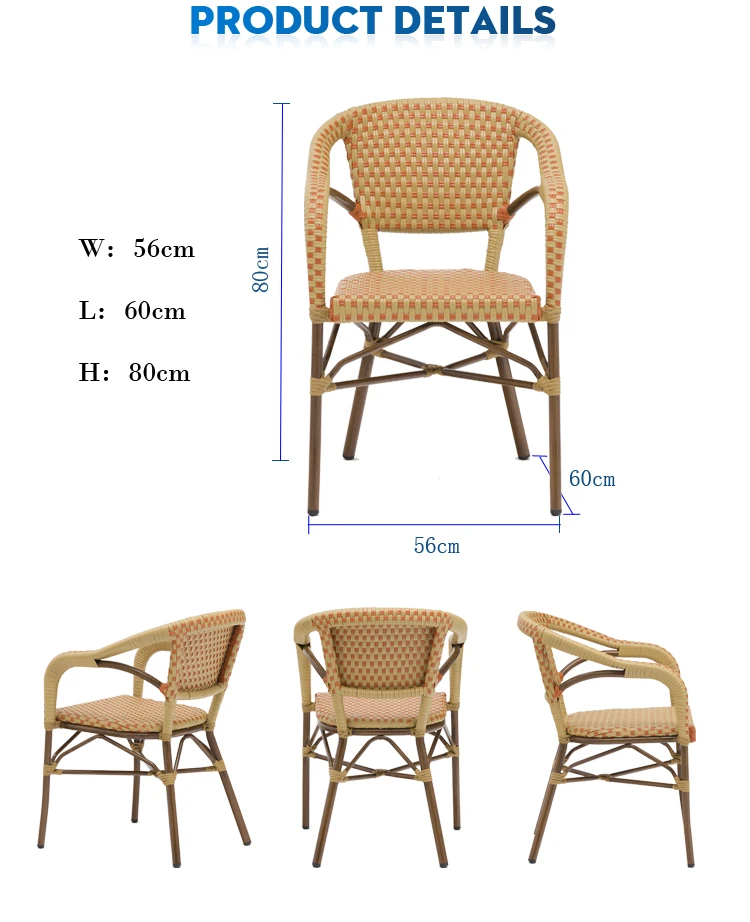 Cheap Aluminum Mesh Frame Stackable Fabric Restaurant Cafe Metal Garden Furniture Dining Outdoor Chairs/Chairs Outdoor.jpg