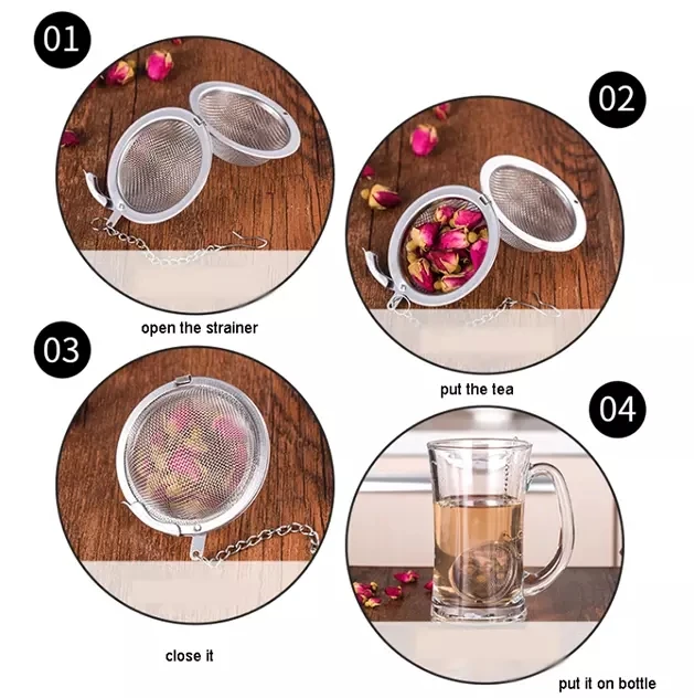Tea Ball Infuser Strainer Gold Mesh Stainless Steel Tea Infusers Buy