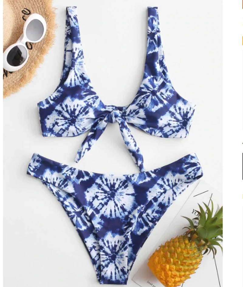 Sunflower Printed Bikini Set Sexy Swimwear Women 2020 Push Up Padded