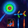 Flashing Light Up Music Toy Windmills Battery Operated LED Spinning Windmill Glows Classic Toys For Children Kids Present Gift