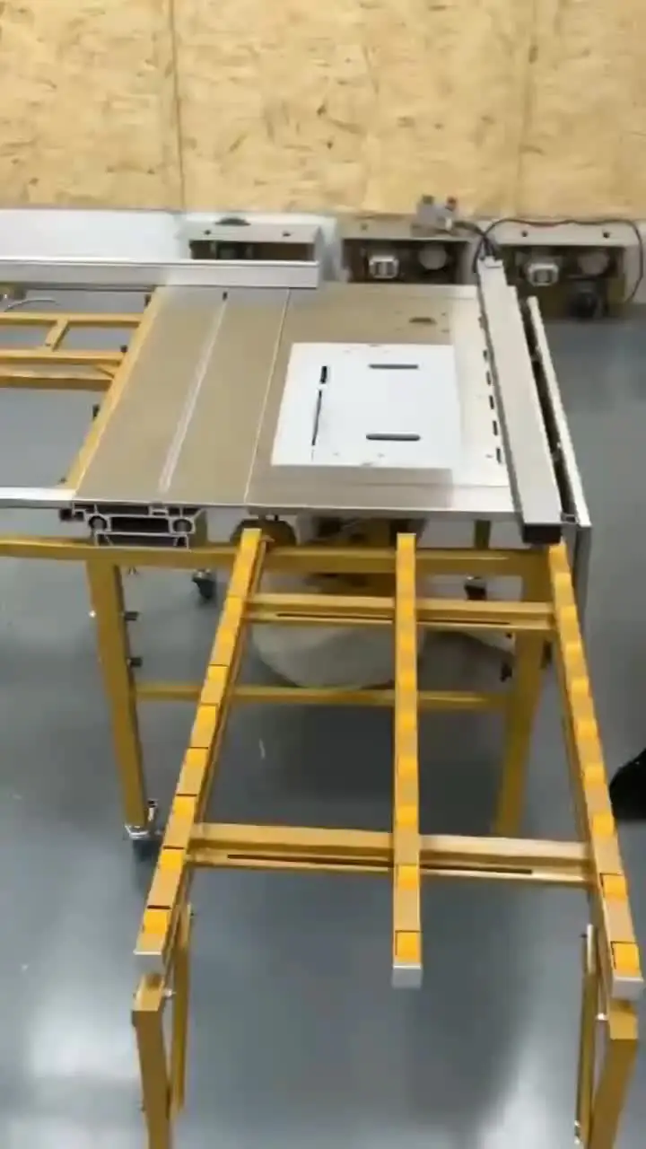 切断木材機械カットアウトは標準45度1人垂直オープン1.2*2.4メートル