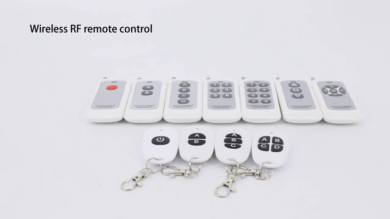 Wholesale 12volt 433mhz Rf Transmitter Learning Code Remote Control Rf