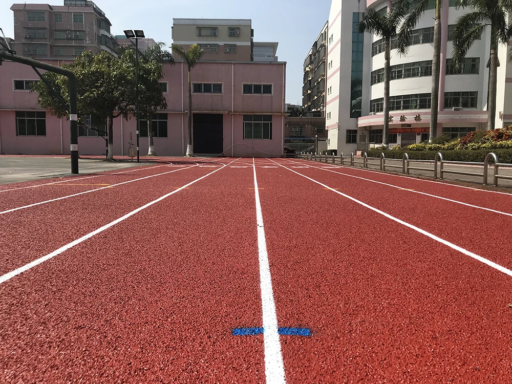 13mm Iaaf Waterproof Synthetic Rubber Running Track Prefabricated Athletic Track Flooring