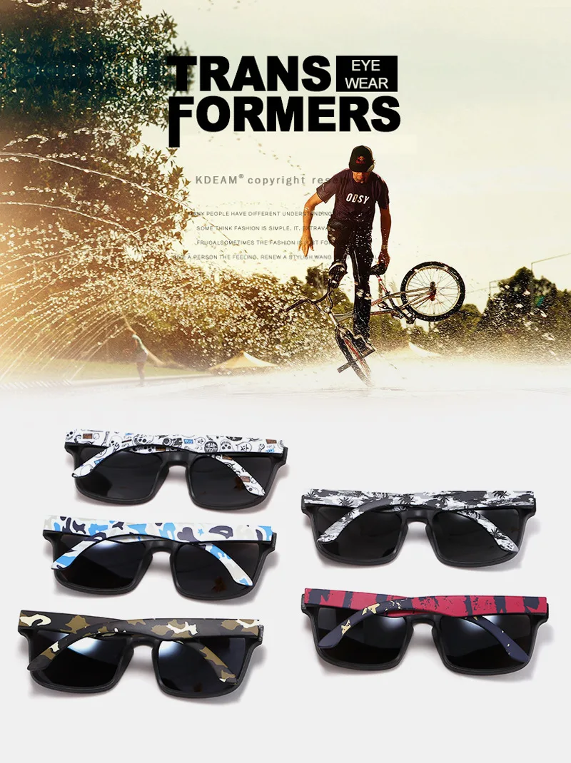 EUGENIA OEM UV400 Polarized Sport Mirror Lens Men Cycling Sunglasses