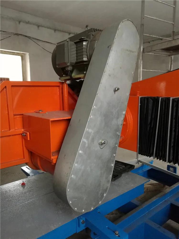 Hizar granite cutting saw machineries double head cutter for marble