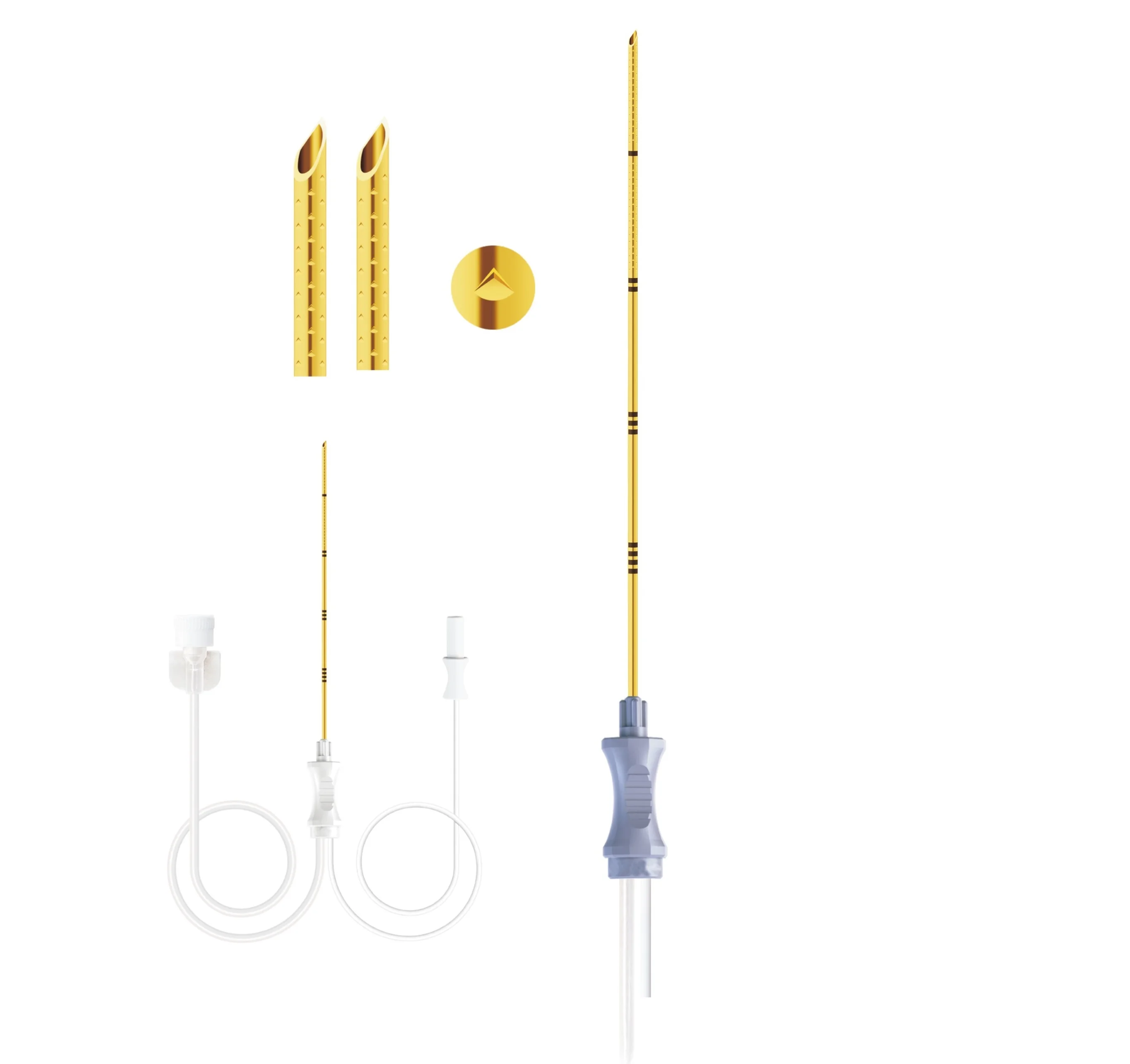 
echo nerve block needle, ultrasound nerve stimulation needle, 