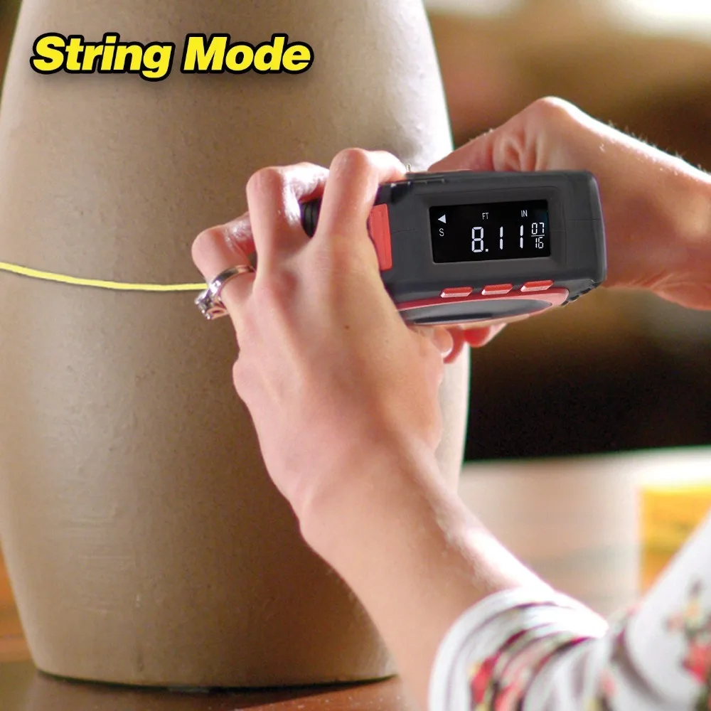 Laser Measuring Ruler Threeinone Tape Measure Led Digital Display